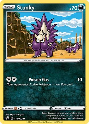 Stunky 114/192 - Reverse Holofoil