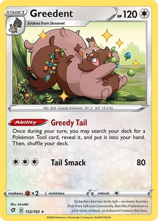 Greedent 152/192 - Reverse Holofoil