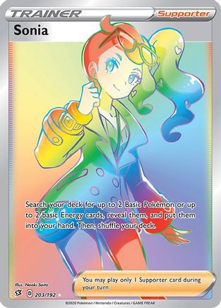 Sonia (Secret) 203/192 - Holofoil