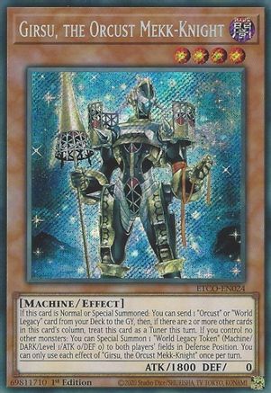 Girsu, the Orcust Mekk-Knight (ETCO-EN024) - Eternity Code 1st Edition