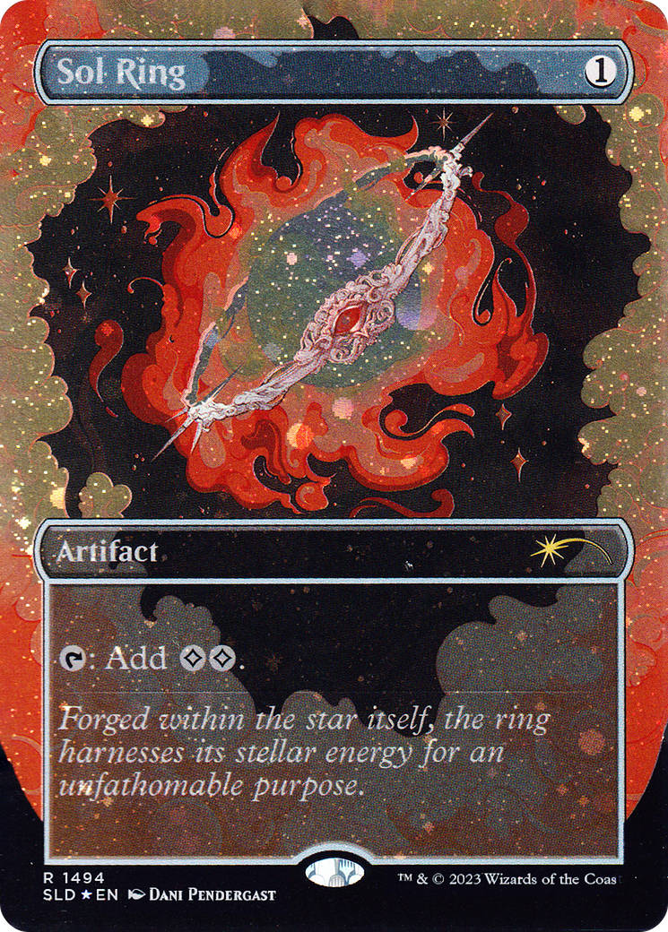 Sol Ring (SLD-1494★) -  (Borderless) Foil