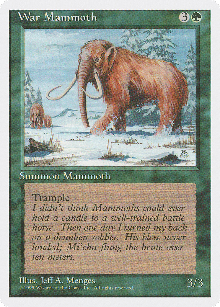 War Mammoth (4ED-286) -