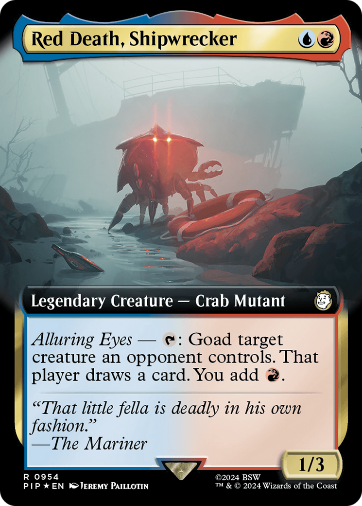 Red Death, Shipwrecker (PIP-954) - : (Extended Art) Foil