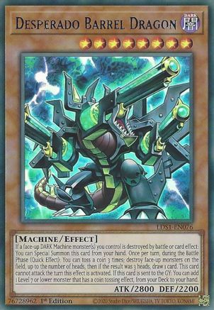 Desperado Barrel Dragon (Blue) (LDS1-EN076) - Legendary Duelists: Season 1 1st Edition