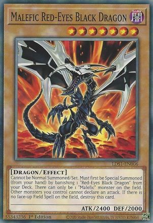 Malefic Red-Eyes Black Dragon (LDS1-EN006) - Legendary Duelists: Season 1 1st Edition