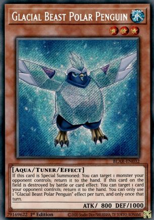 Glacial Beast Polar Penguin (BLAR-EN032) - Battles of Legend: Armageddon 1st Edition