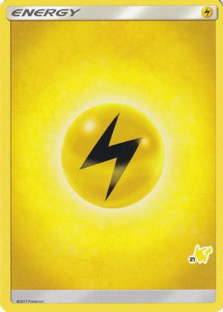 Lightning Energy (#21 Pikachu Stamped) -