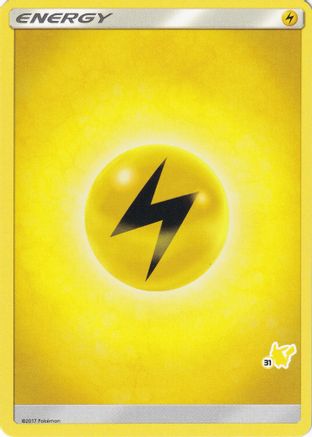 Lightning Energy (#31 Pikachu Stamped) -