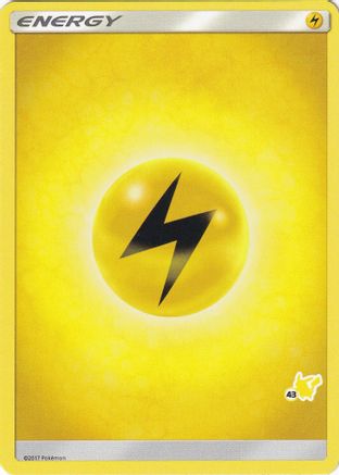 Lightning Energy (#43 Pikachu Stamped) -