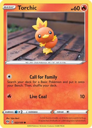 Torchic 22/189 - Reverse Holofoil