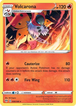 Volcarona 30/189 - Reverse Holofoil