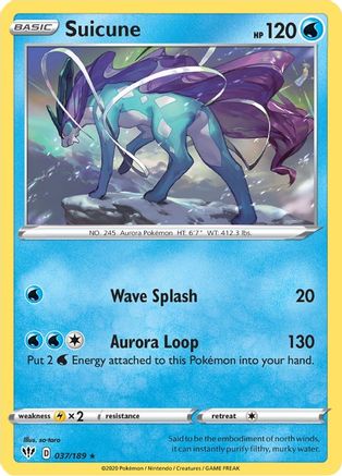 Suicune 37/189 - Holofoil