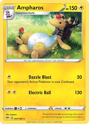 Ampharos 57/189 - Reverse Holofoil