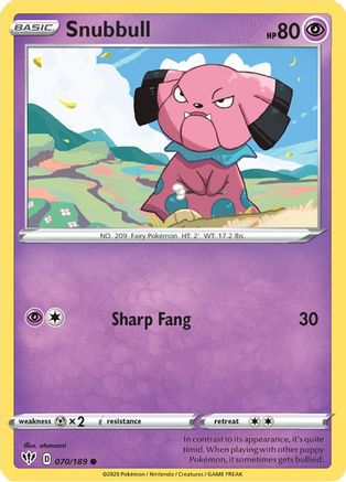 Snubbull 70/189 -