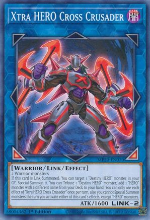 Xtra HERO Cross Crusader (MP20-EN070) - 2020 Tin of Lost Memories 1st Edition