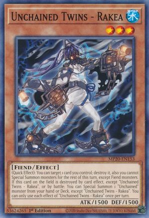 Unchained Twins - Rakea (MP20-EN153) - 2020 Tin of Lost Memories 1st Edition