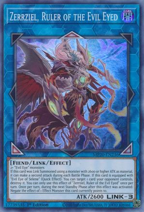 Zerrziel, Ruler of the Evil Eyed (MP20-EN236) - 2020 Tin of Lost Memories 1st Edition