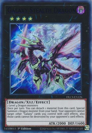 Galaxy Stealth Dragon (Blue) (DLCS-EN126) - Dragons of Legend: The Complete Series 1st Edition