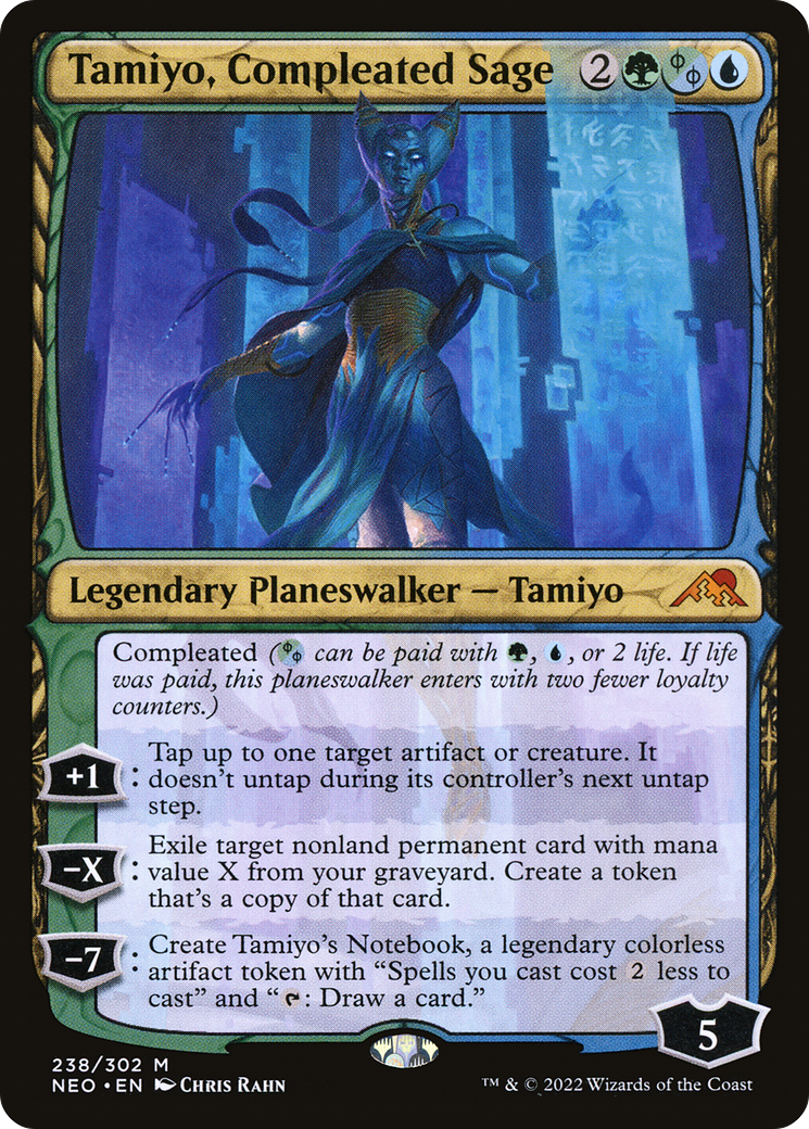 Tamiyo, Compleated Sage (NEO-238) -  Foil