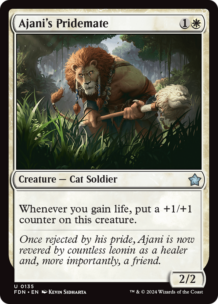 Ajani's Pridemate (FDN-135) -  Foil