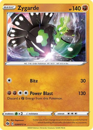 Zygarde 28/73 - Holofoil