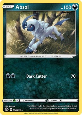 Absol 38/73 - Reverse Holofoil