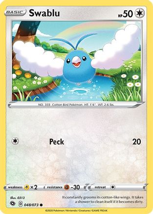 Swablu 48/73 - Reverse Holofoil