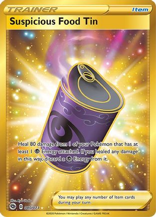 Suspicious Food Tin (Secret) 80/73 - Holofoil