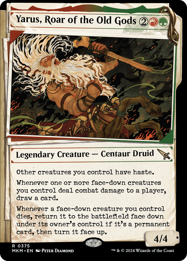 Yarus, Roar of the Old Gods (MKM-375) - : (Showcase) Foil