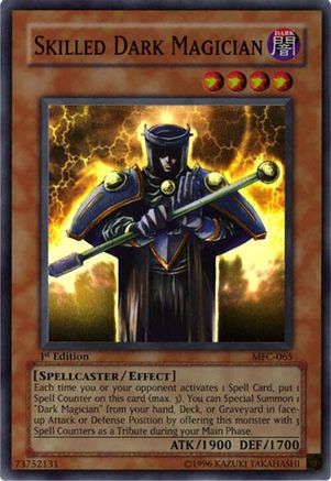 Skilled Dark Magician (MFC-065) - Magician's Force 1st Edition