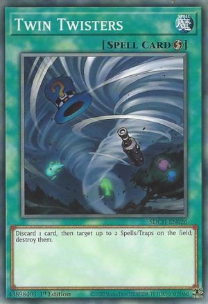 Twin Twisters (SDCH-EN026) - Structure Deck: Spirit Charmers 1st Edition