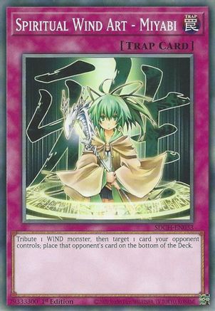 Spiritual Wind Art - Miyabi (SDCH-EN033) - Structure Deck: Spirit Charmers 1st Edition