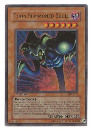 Toon Summoned Skull (MRL-073) - Magic Ruler 1st Edition