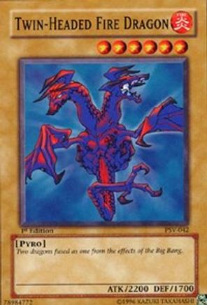 Twin-Headed Fire Dragon (PSV-042) - Pharaoh's Servant Unlimited