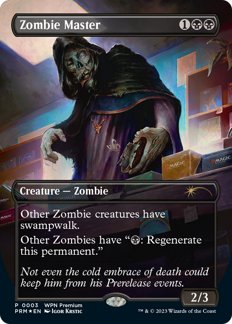 Zombie Master (WPN-003) -  (Borderless) Foil