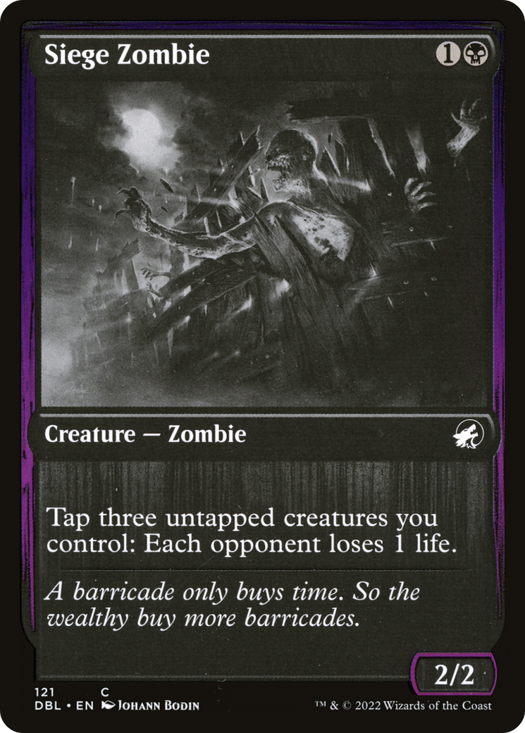 Siege Zombie (DBL-121) -  Foil