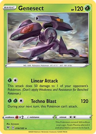 Genesect 16/185 - Holofoil