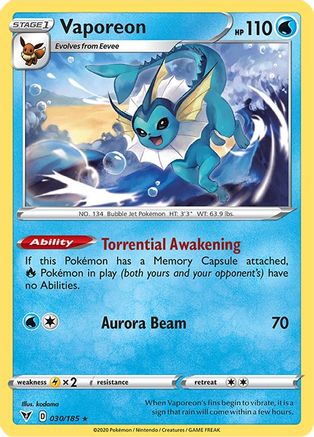 Vaporeon 30/185 -