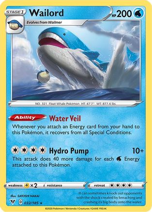 Wailord 32/185 - Holofoil