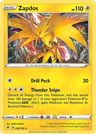 Zapdos 48/185 - Holofoil