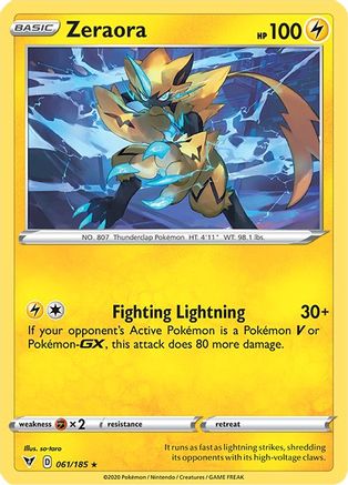 Zeraora 61/185 - Holofoil