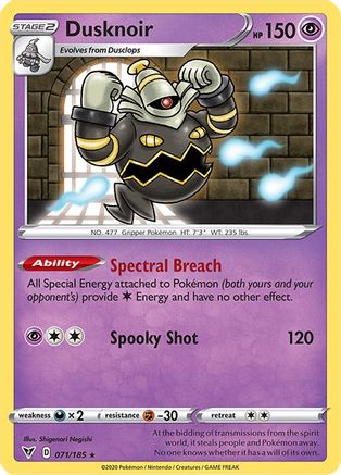 Dusknoir 71/185 - Holofoil