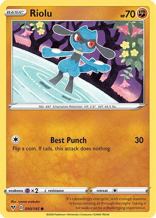 Riolu 90/185 - Reverse Holofoil