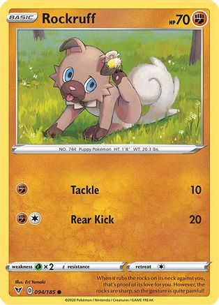 Rockruff 94/185 - Reverse Holofoil