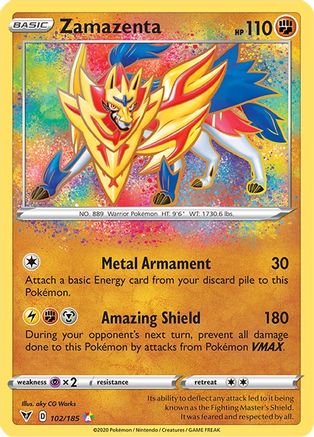 Zamazenta 102/185 - Holofoil