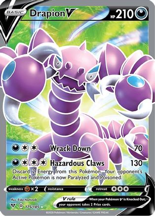 Drapion V (Full Art) 175/185 - Holofoil