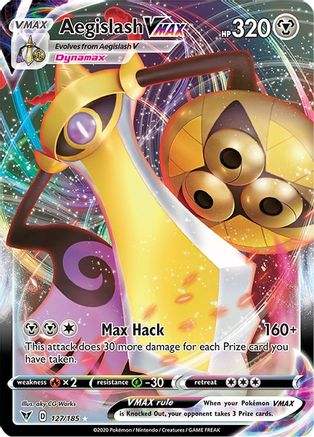 Aegislash VMAX 127/185 - Holofoil