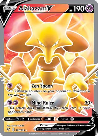 Alakazam V (Full Art) 172/185 - Holofoil