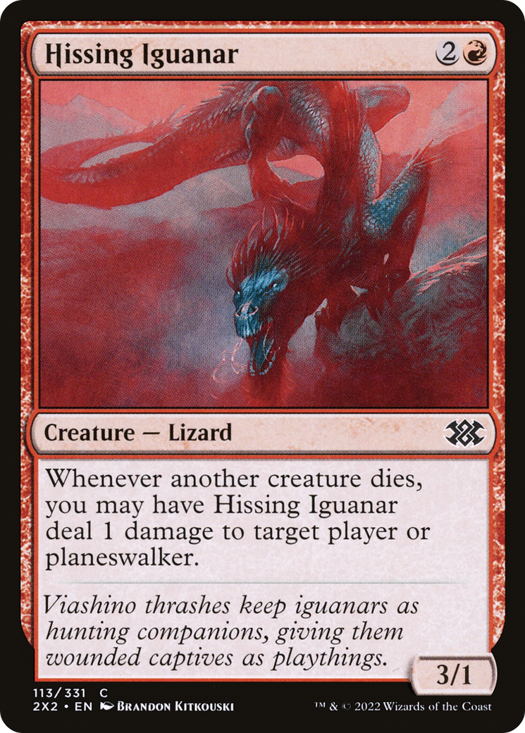 Hissing Iguanar (2X2-113) -  Foil