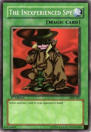 The Inexperienced Spy (SDK-037) - Starter Deck: Kaiba 1st Edition